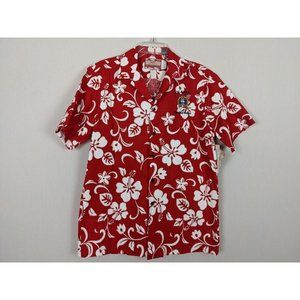 Vintage RJC Hawaii short sleeved ATLANTIS The Final Mission red shirt M